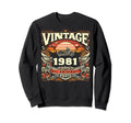 1981 Born 1981 43Th Birthday Sweatshirt - Custom Art Print for Adults - T-Shirt, Sweatshirt, Hoodie