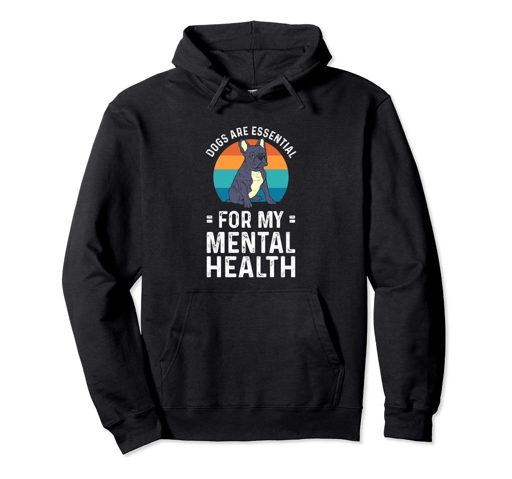 Dogs Are My Mental Health Hoodie - Aesthetic Graphic Unisex - T-Shirt, Sweatshirt, Hoodie