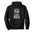 Dogs Are My Mental Health Hoodie - Aesthetic Graphic Unisex - T-Shirt, Sweatshirt, Hoodie