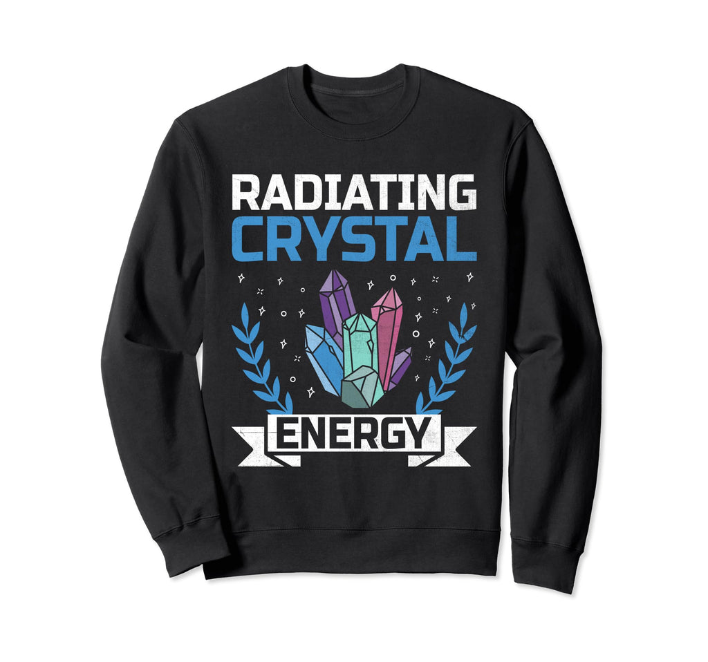 Spiritual Crystal Stones Healing Sweatshirt - Minimalist Print Unisex - T-Shirt, Sweatshirt, Hoodie