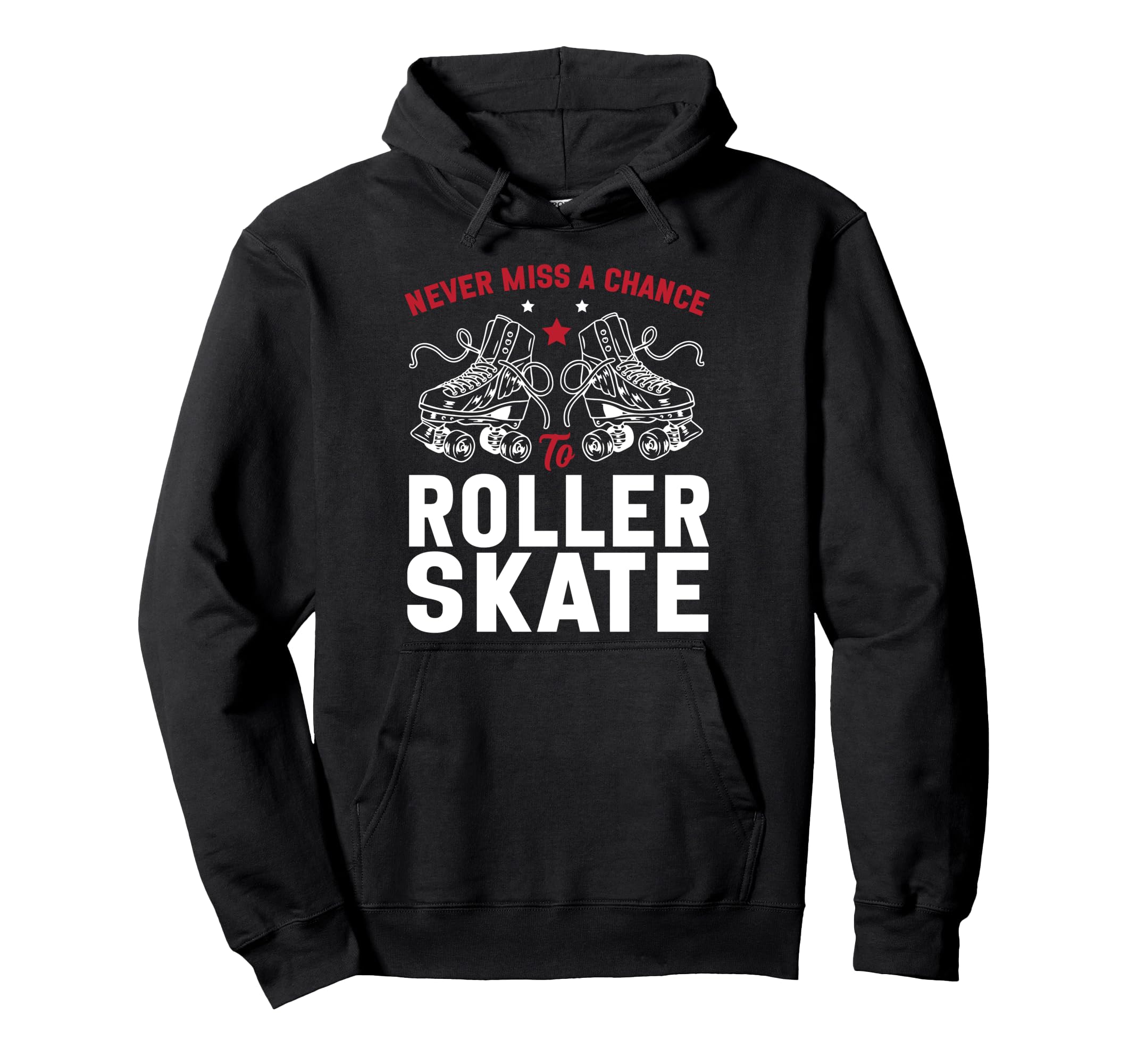 Roller Skating Skate 1970S Never Hoodie - Casual Everyday Wear Men Women - T-Shirt, Sweatshirt, Hoodie