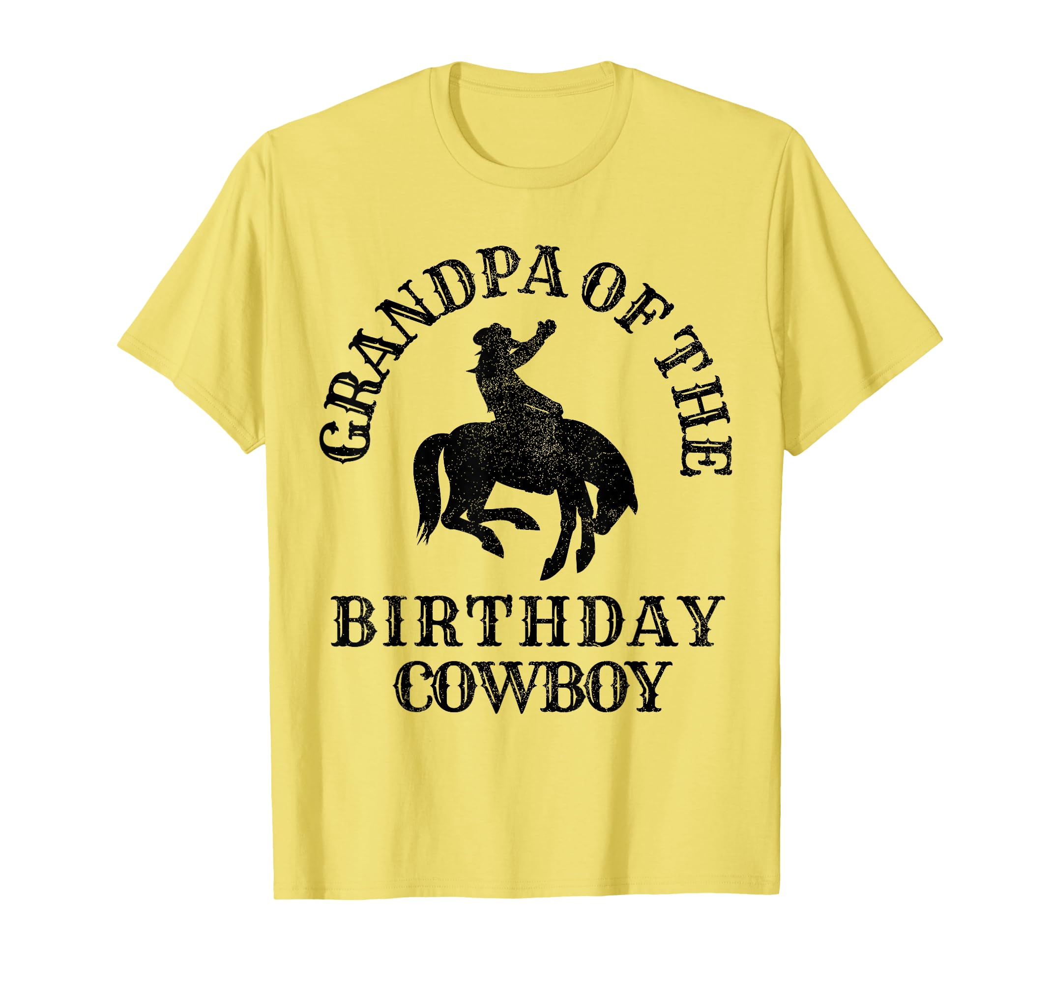 Grandpa Birthday Cowboy Western Rodeo T-Shirt - Unique Graphic Men Women - T-Shirt, Sweatshirt, Hoodie