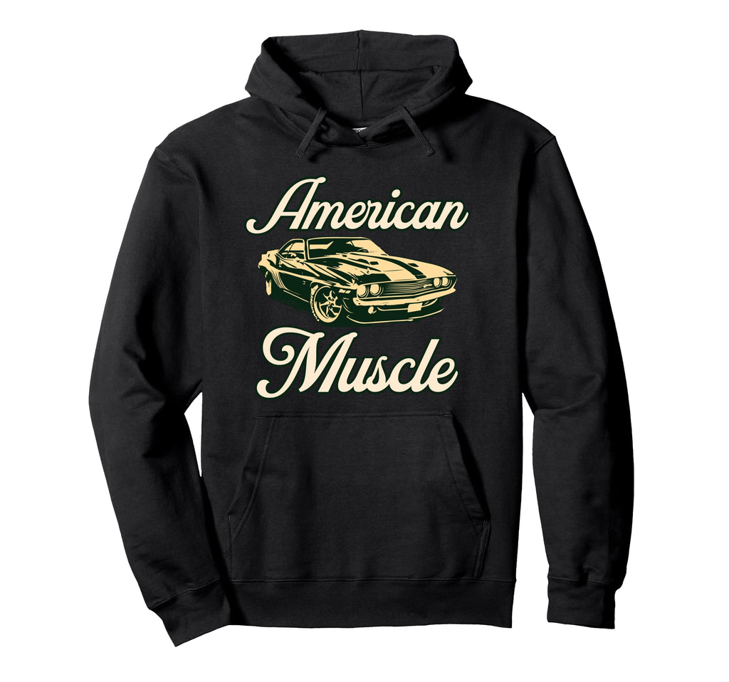 American Muscle Car Car Hoodie - Minimalist Print Men Women - T-Shirt, Sweatshirt, Hoodie