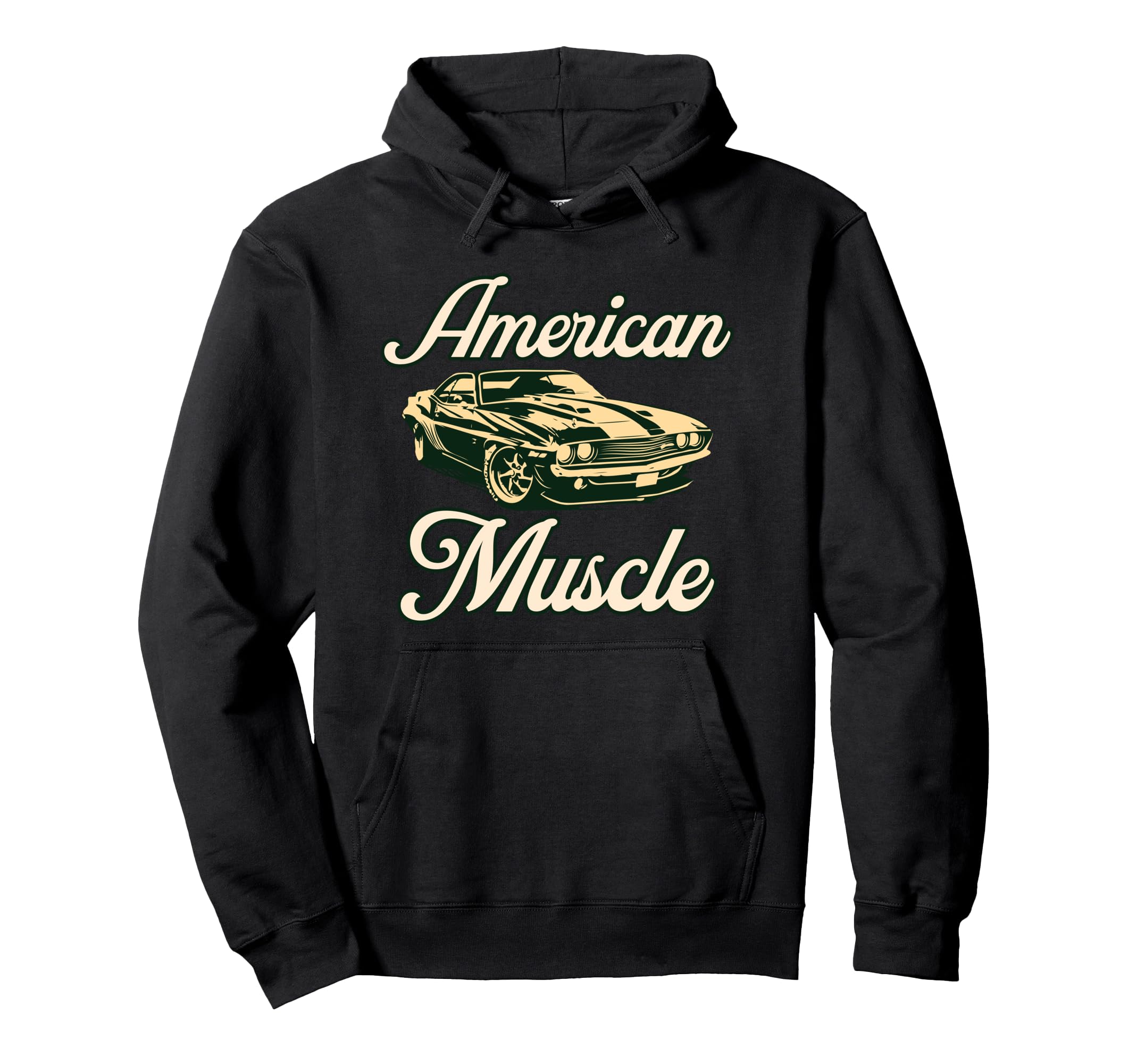 American Muscle Car Car Hoodie - Minimalist Print Men Women - T-Shirt, Sweatshirt, Hoodie