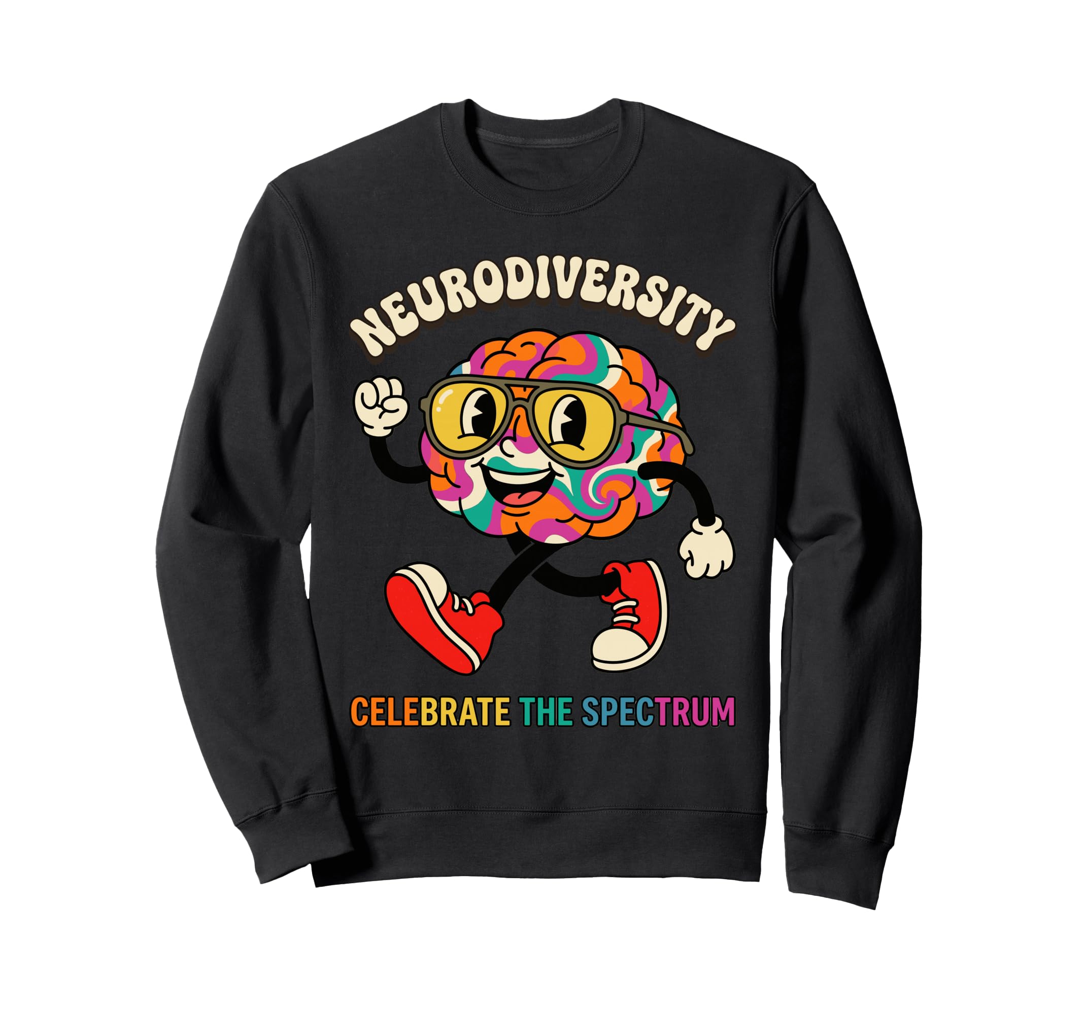 Neurodiversity Celebrate Spectrum Sweatshirt - Aesthetic Graphic Men Women - T-Shirt, Sweatshirt, Hoodie