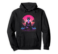 Vaporwave Geisha 80S Synthwave 21 Hoodie - Fun Novelty Design for Adults - T-Shirt, Sweatshirt, Hoodie