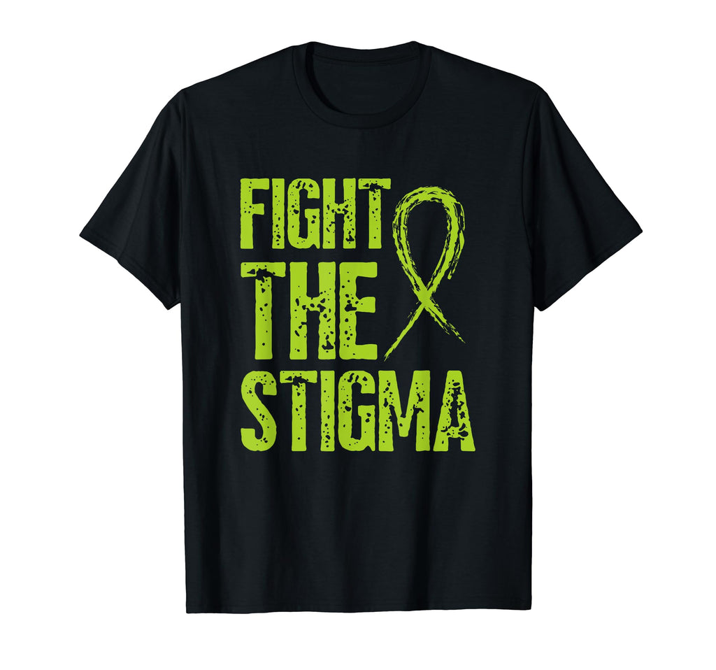 Fight Stigma Mental Health T-Shirt - Unique Graphic Men Women - T-Shirt, Sweatshirt, Hoodie