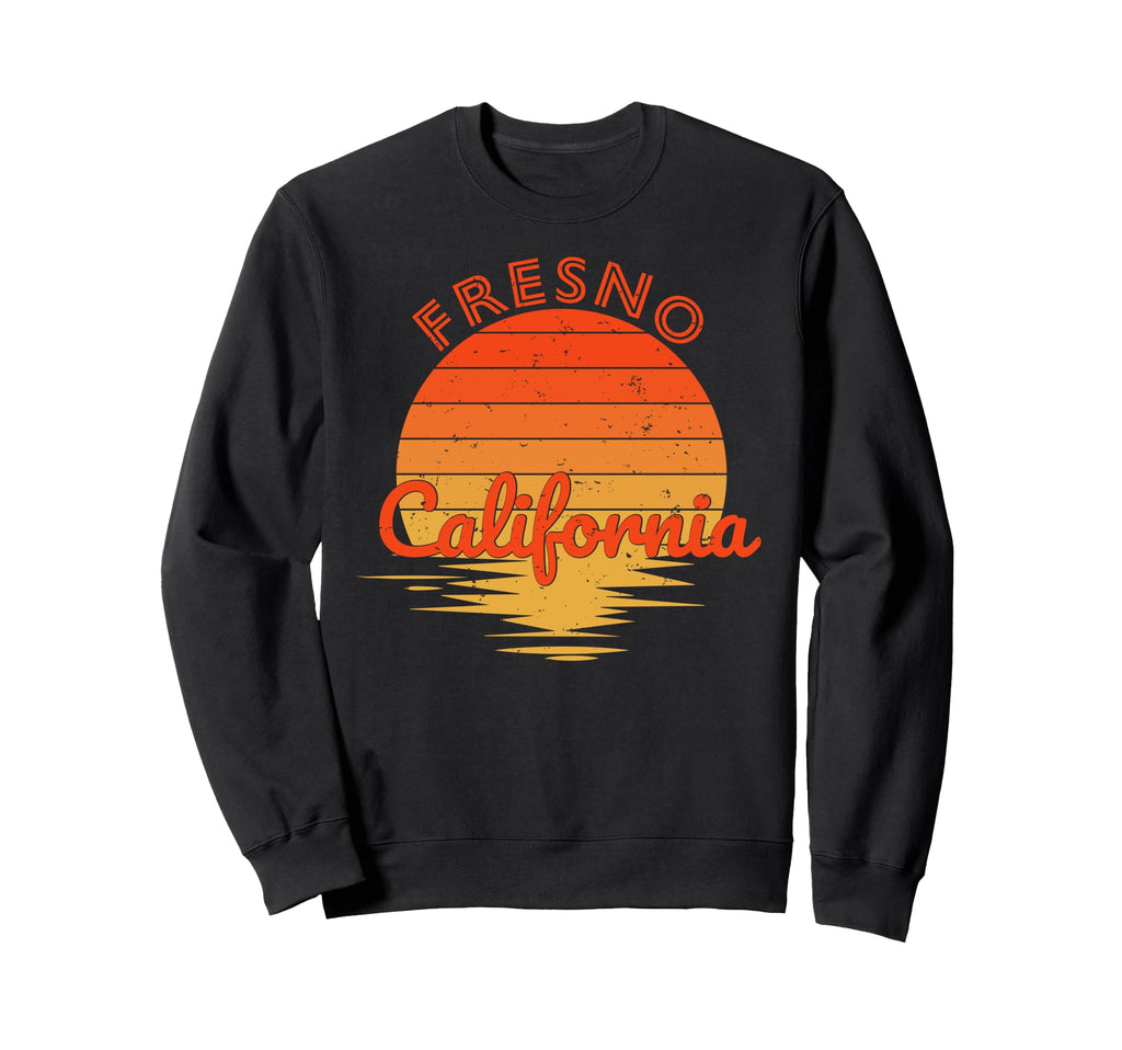 Fresno California Sunset Sweatshirt - Streetwear Style for Adults - T-Shirt, Sweatshirt, Hoodie