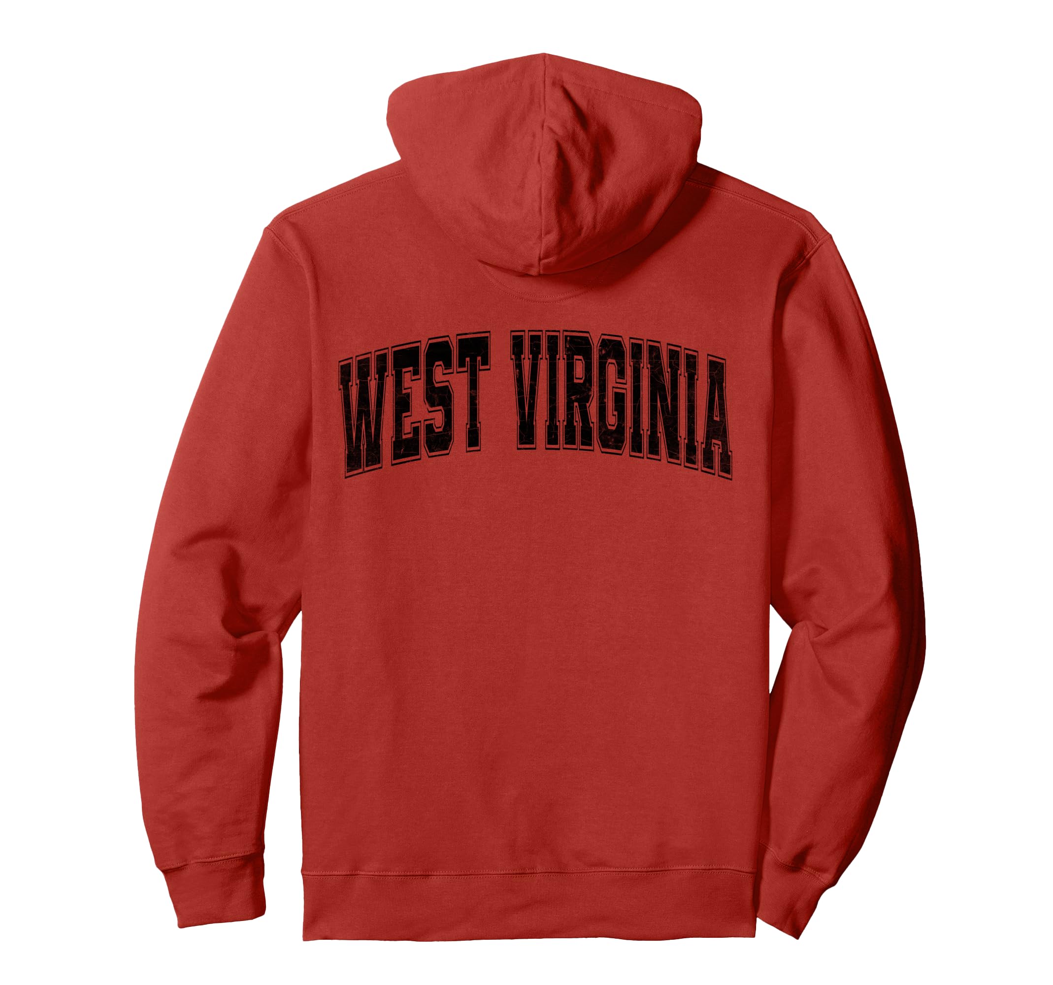 West Virginia Black Text Hoodie - Aesthetic Graphic Unisex - T-Shirt, Sweatshirt, Hoodie