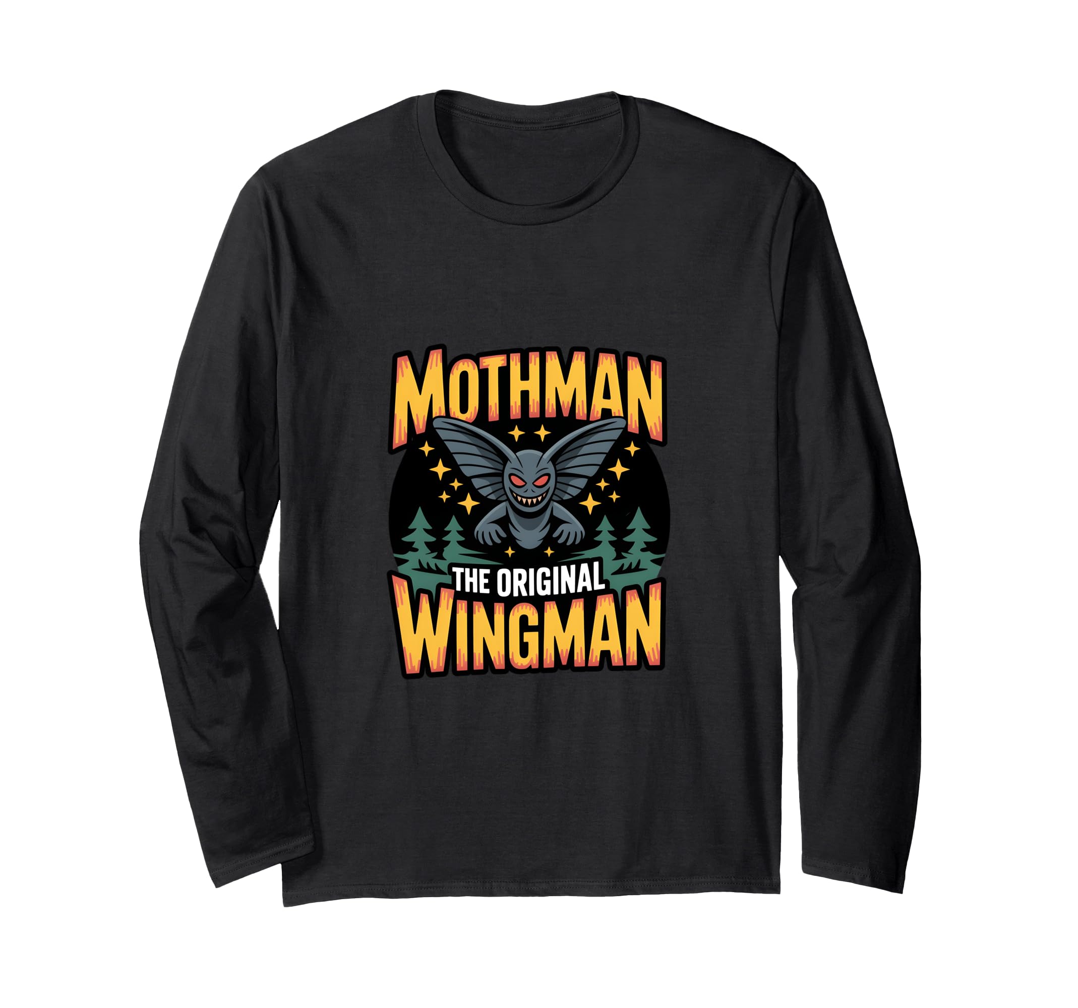 Moth Mann Cryptid Anti Social Butterfly T-Shirt - Graphic Print for Adults - T-Shirt, Sweatshirt, Hoodie