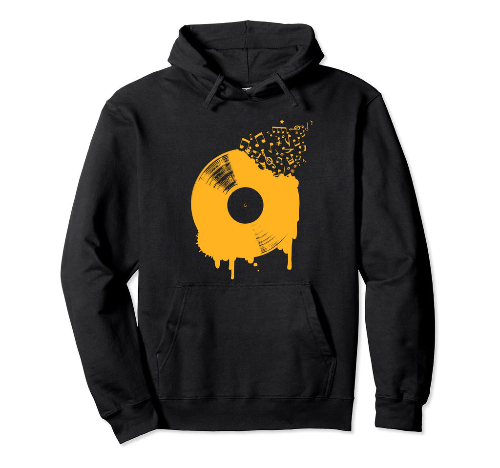 Fun Vinyl Record Gift Lp Record Player Hoodie - Streetwear Style for Adults - T-Shirt, Sweatshirt, Hoodie