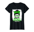 Womens Messy Bun Support Awareness T-Shirt - Aesthetic Graphic for Adults - T-Shirt, Sweatshirt, Hoodie