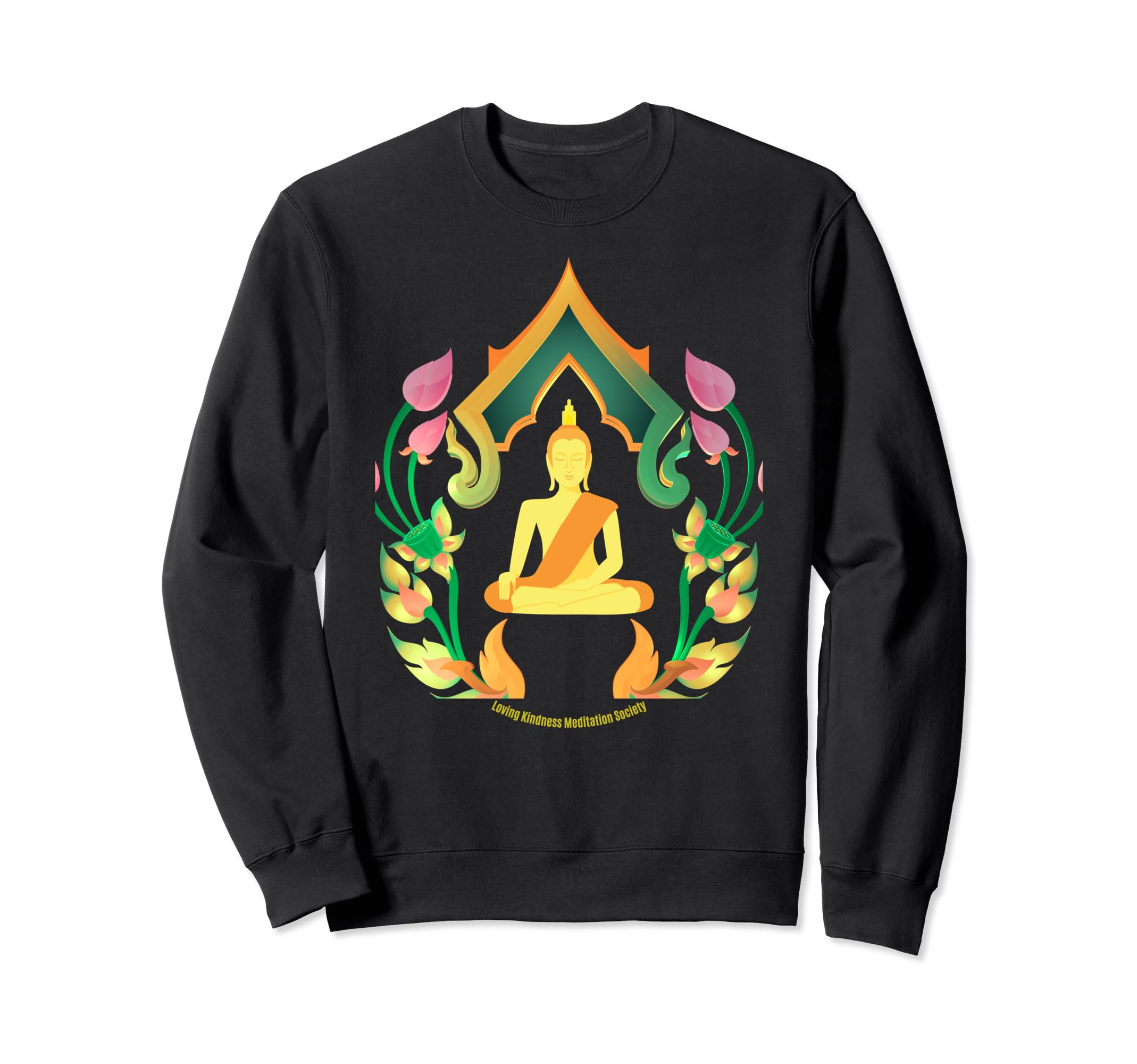 Mindfulness Buddha Buddhism Sweatshirt - Fun Novelty Design Men Women - T-Shirt, Sweatshirt, Hoodie