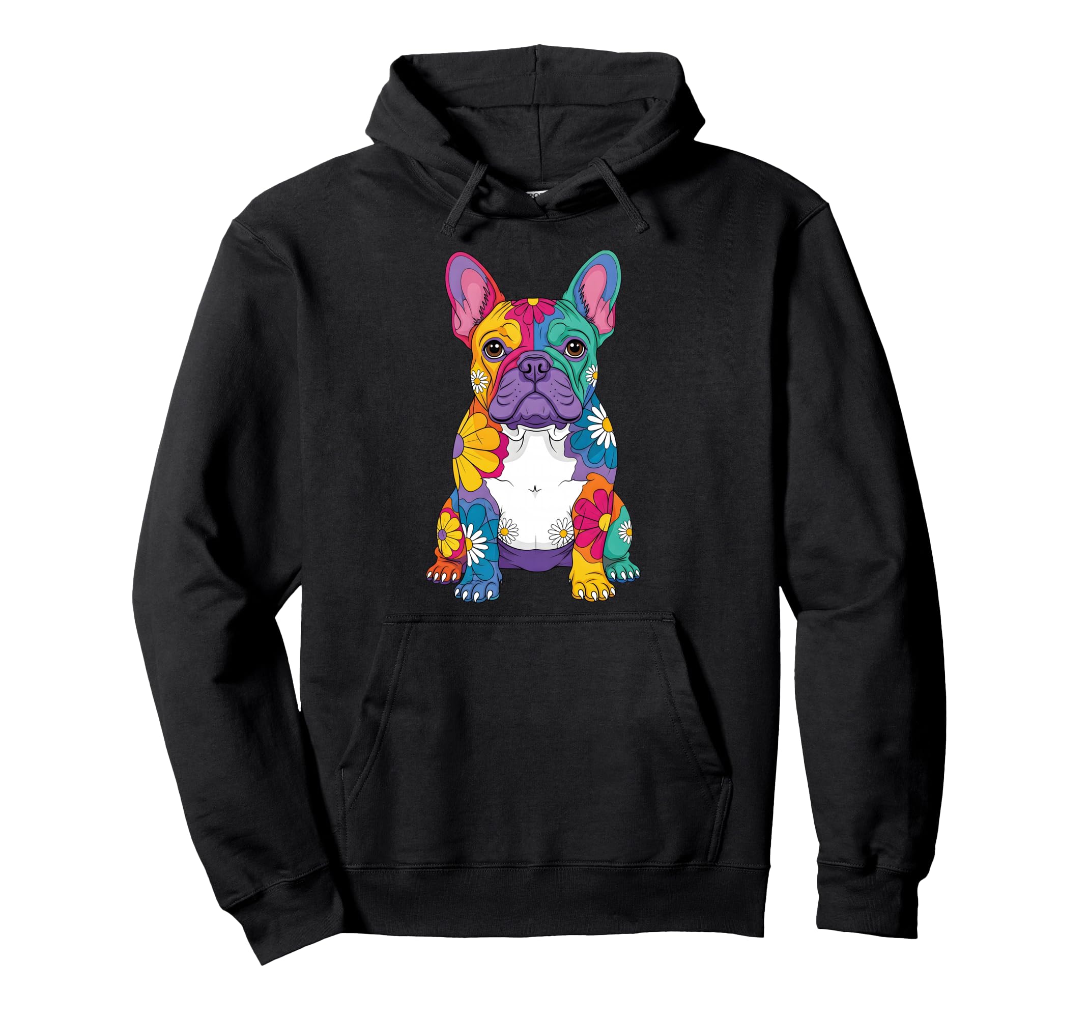 French Bulldog Art Mama Mom Frenchie Lover Hoodie - Custom Art Print Unisex - T-Shirt, Sweatshirt, Hoodie