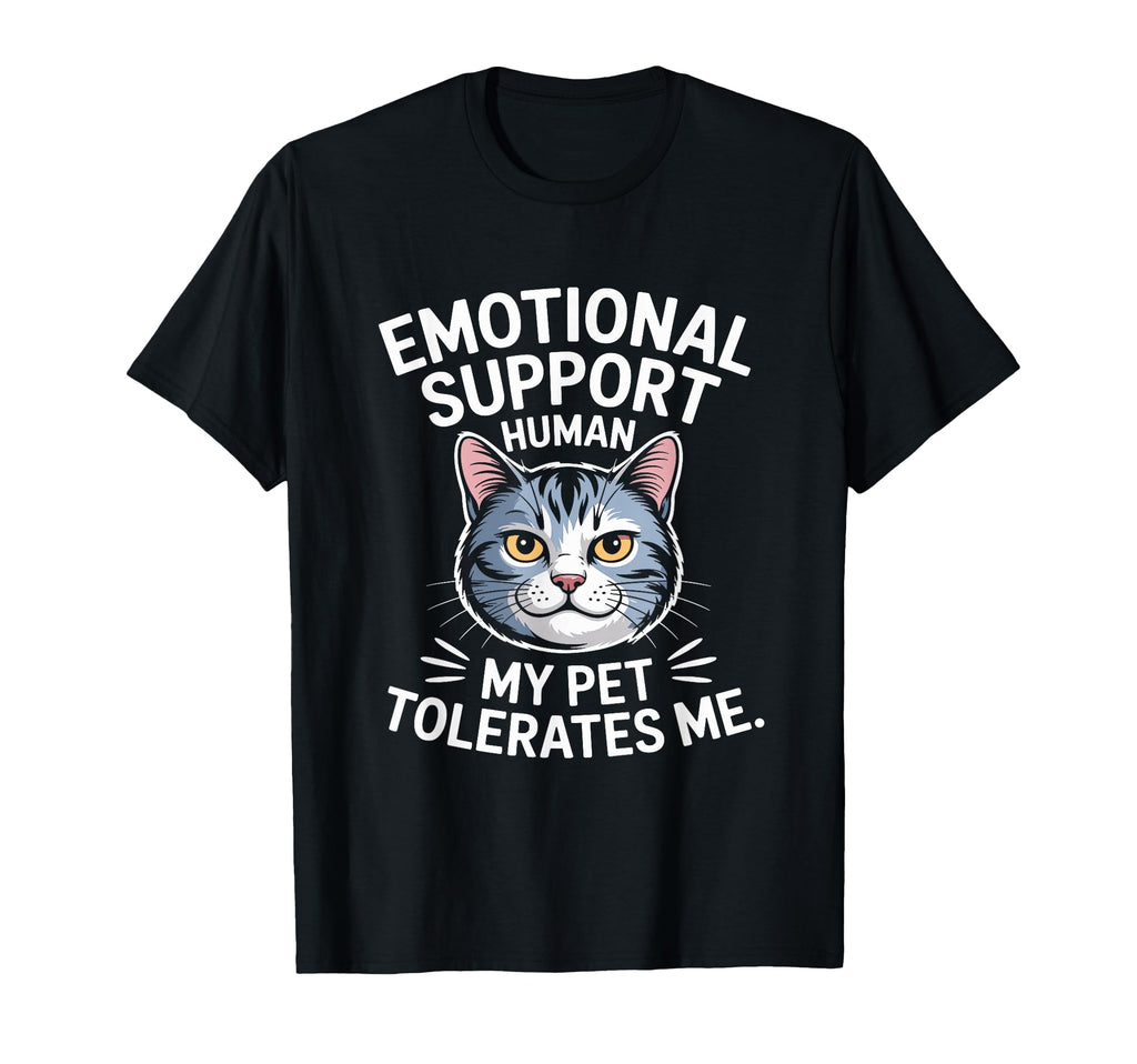 Emotional Support Human Do Not Pet Gifts T-Shirt - Custom Art Print Unisex - T-Shirt, Sweatshirt, Hoodie