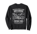Dans Garage Motorcycle Name Dan Sweatshirt - Graphic Print for Adults - T-Shirt, Sweatshirt, Hoodie