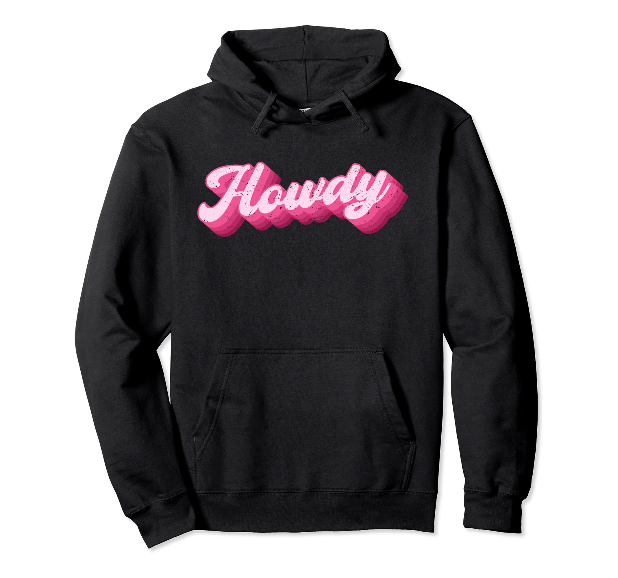 Howdy Cowboy Cowgirl Rodeo Western 70S Hoodie - Custom Art Print Men Women - T-Shirt, Sweatshirt, Hoodie