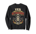 Motorcycle Biker Retired Yes I Sweatshirt - Aesthetic Graphic for Adults - T-Shirt, Sweatshirt, Hoodie