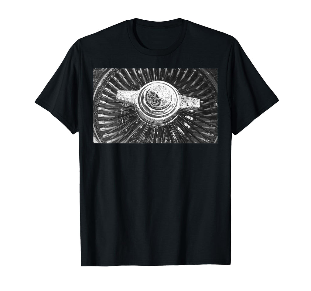 100 Spoke Wire Wheel Engraved 2 Bar T-Shirt - Graphic Print Men Women - T-Shirt, Sweatshirt, Hoodie