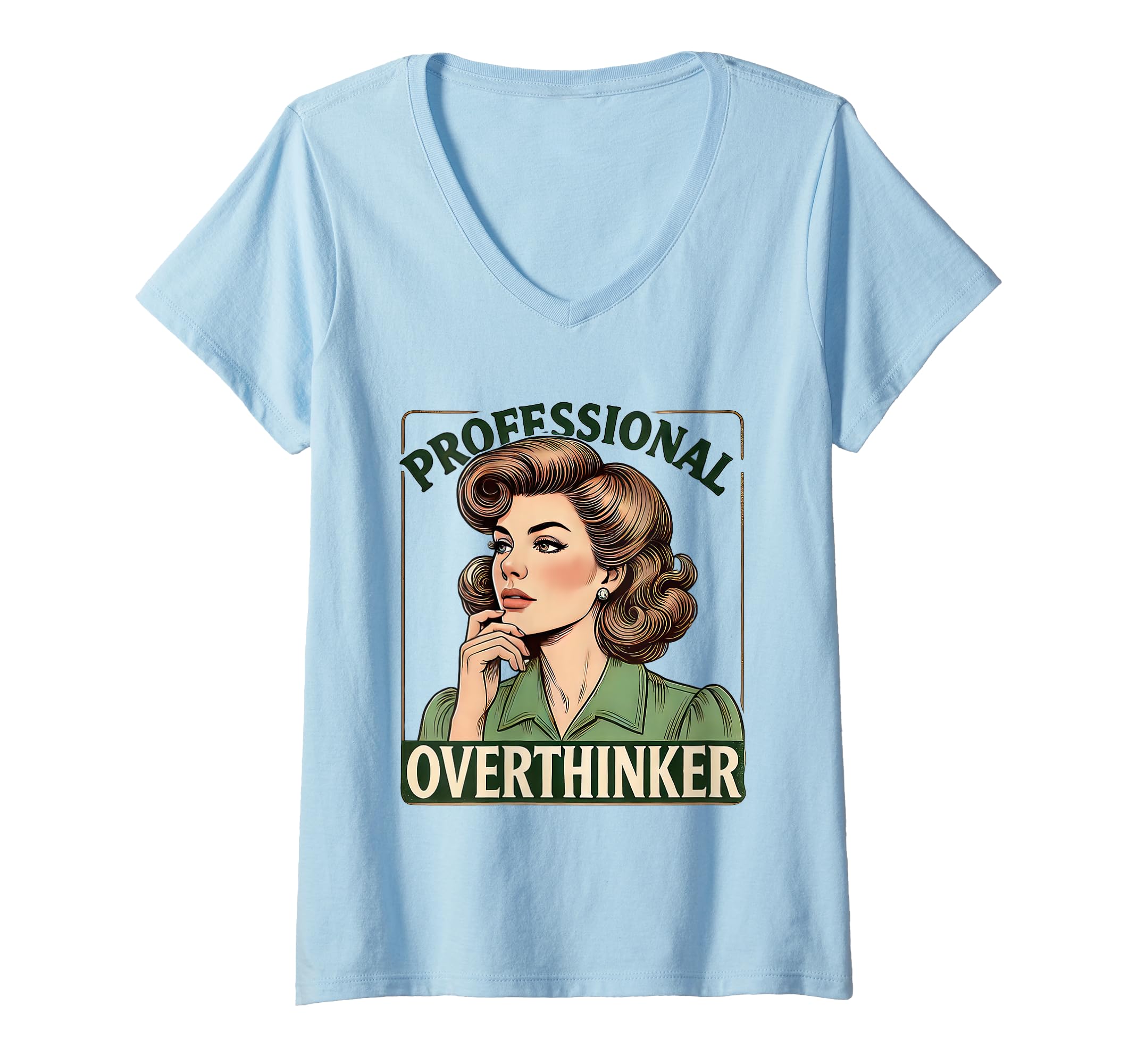 Womens Overthinker Funny T-Shirt - Casual Everyday Wear for Adults - T-Shirt, Sweatshirt, Hoodie