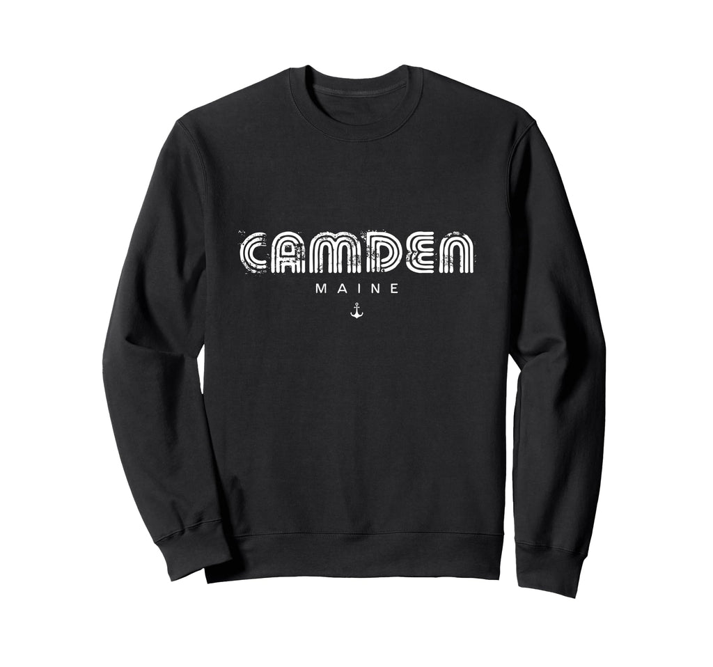 Camden Maine 70S 80S Type Sweatshirt - Minimalist Print Unisex - T-Shirt, Sweatshirt, Hoodie