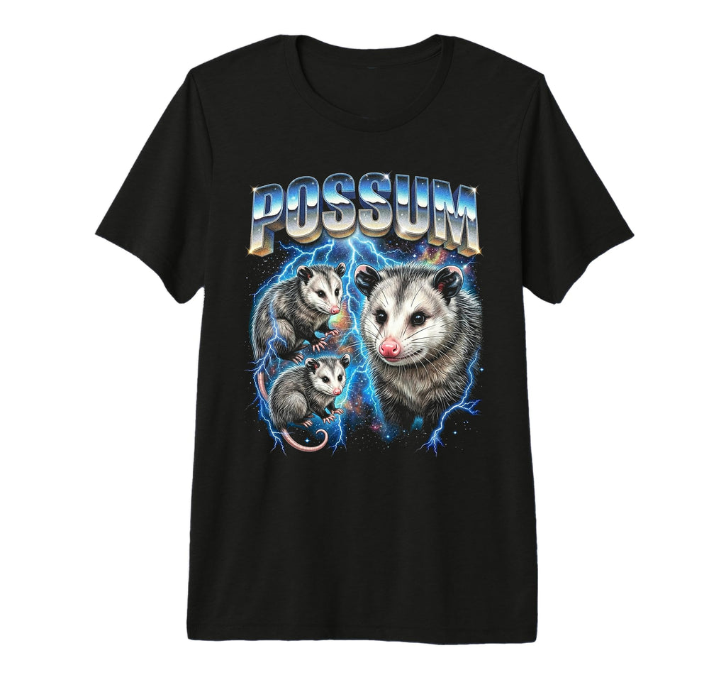 Possum 80S Funny Silly Opossum 90S T-Shirt - Streetwear Style for Adults - T-Shirt, Sweatshirt, Hoodie
