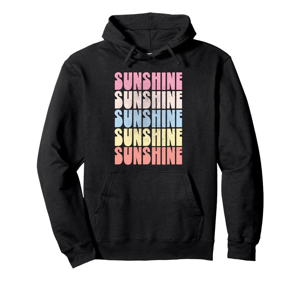 Sunshine Rainbow Bold Colorful Hoodie - Novelty Apparel Men Women - T-Shirt, Sweatshirt, Hoodie