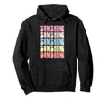 Sunshine Rainbow Bold Colorful Hoodie - Novelty Apparel Men Women - T-Shirt, Sweatshirt, Hoodie