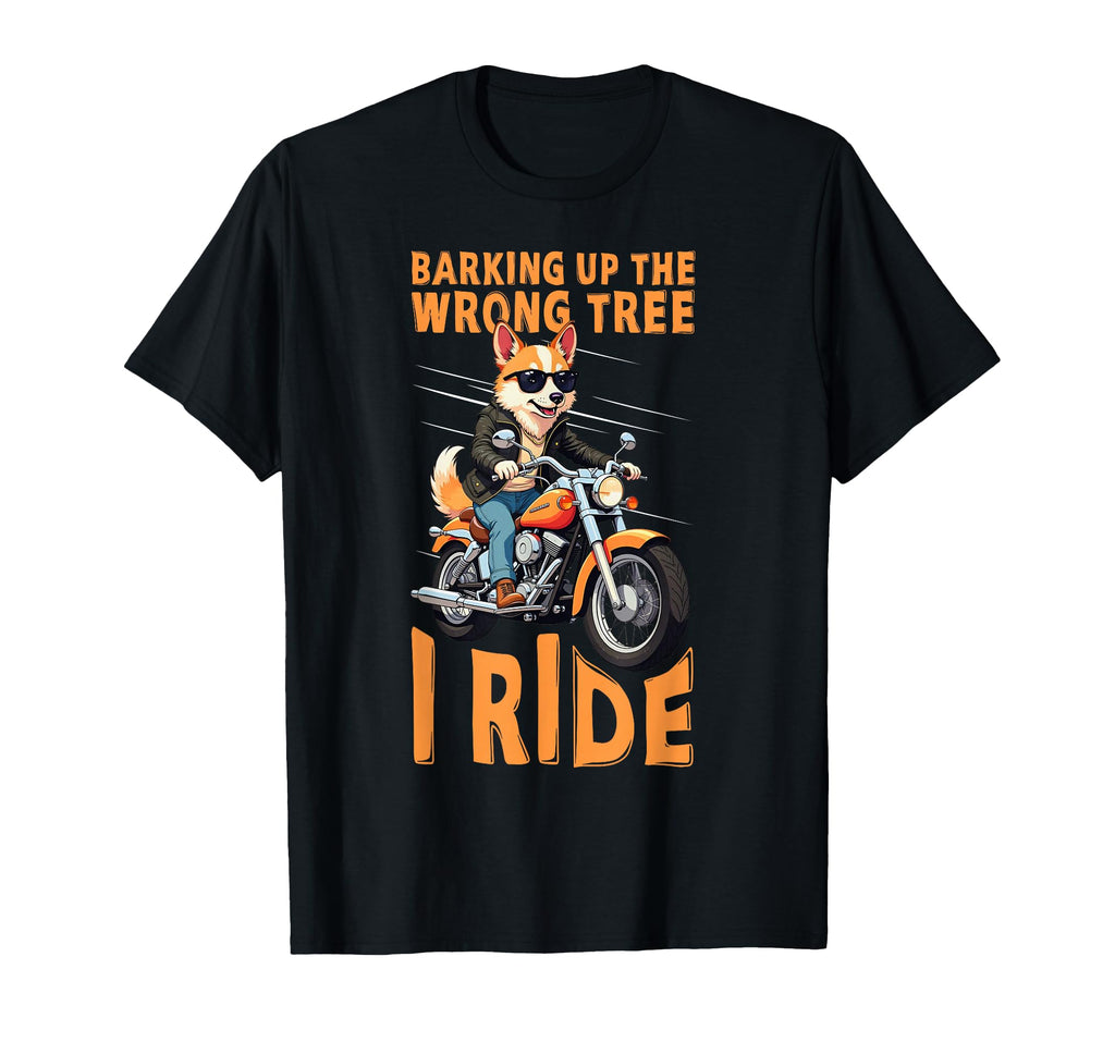 Corgi Dog Biker Motorcycle Rider T-Shirt - Trendy Graphic Men Women - T-Shirt, Sweatshirt, Hoodie