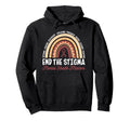 End Stigma Mental Health Matters Hoodie - Minimalist Print Men Women - T-Shirt, Sweatshirt, Hoodie