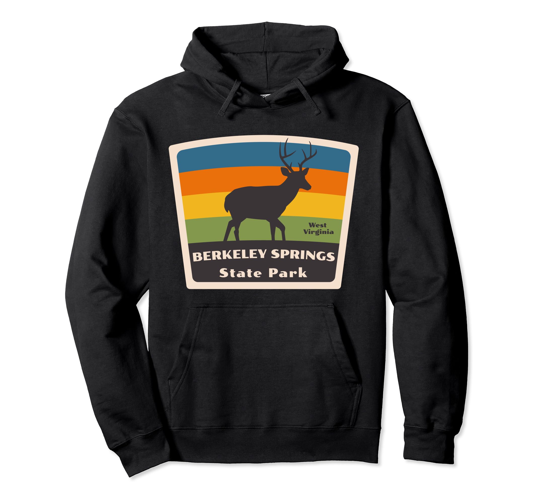Berkeley Springs State Park West Hoodie - Fun Novelty Design for Adults - T-Shirt, Sweatshirt, Hoodie