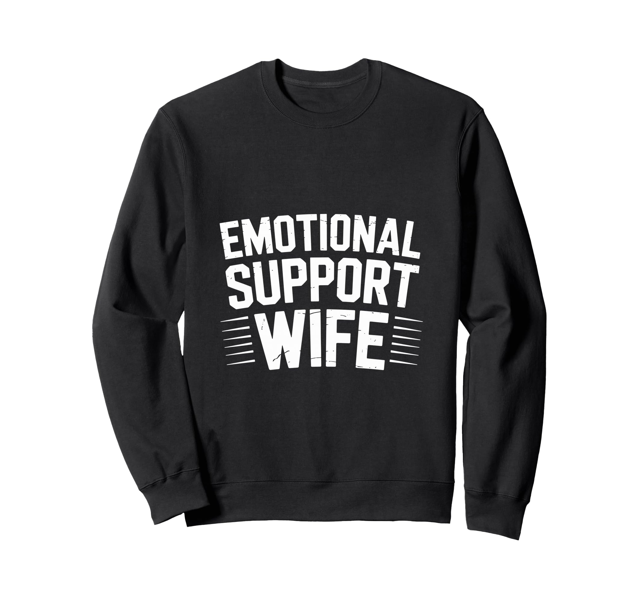 Emotional Support Wife Do Not Pet Gifts Hoodie - Minimalist Print Men Women - T-Shirt, Sweatshirt, Hoodie