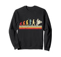 Motorcycle Evolution Human Biker Sweatshirt - Graphic Print Men Women - T-Shirt, Sweatshirt, Hoodie