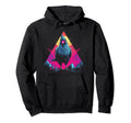 Chicken Vaporwave Retrowave Aesthetic Hoodie - Graphic Print for Adults - T-Shirt, Sweatshirt, Hoodie