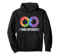 Rainbow Infinity Autism Neurodiversity Hoodie - Novelty Apparel Unisex - T-Shirt, Sweatshirt, Hoodie