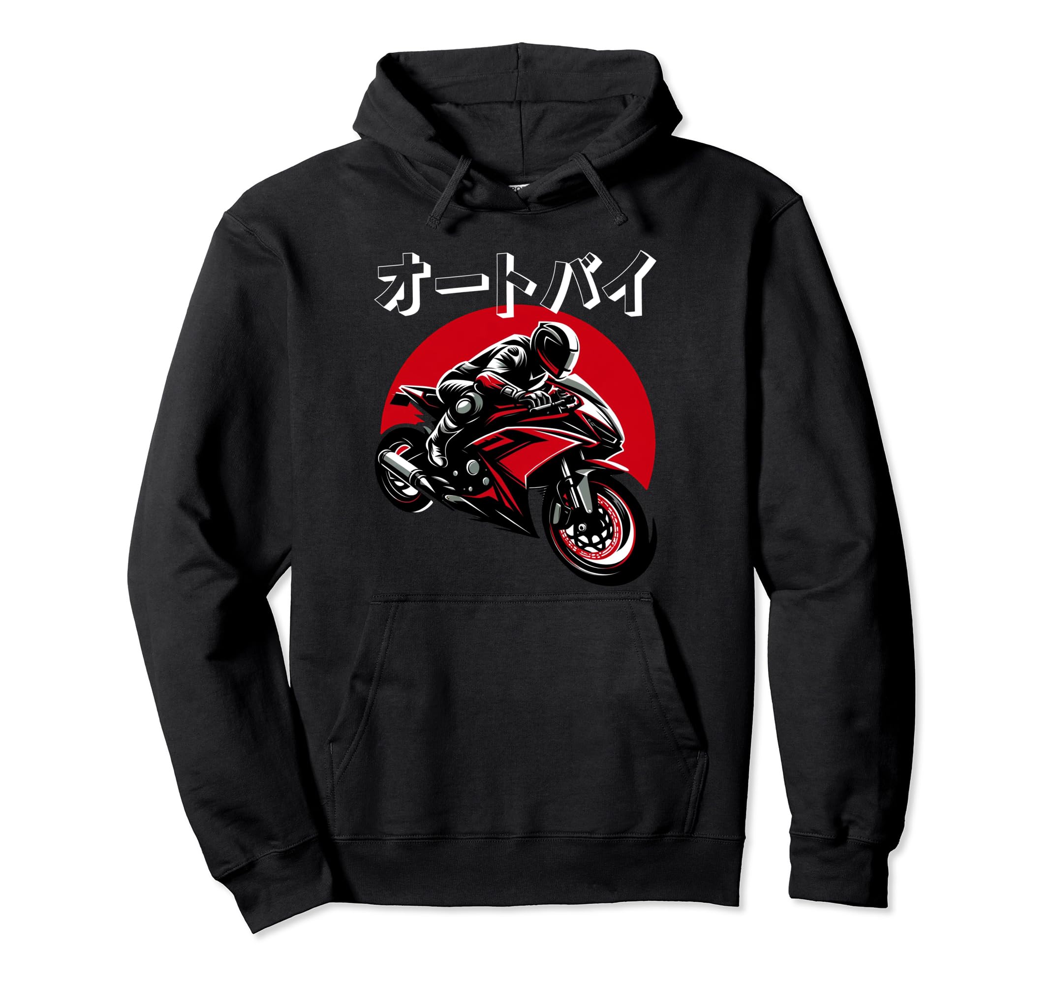 Japan Jdm Motorcycle Riding Biker Hoodie - Minimalist Print for Adults - T-Shirt, Sweatshirt, Hoodie