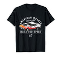 Custom Car American Muscle Car Flame T-Shirt - Graphic Print for Adults - T-Shirt, Sweatshirt, Hoodie