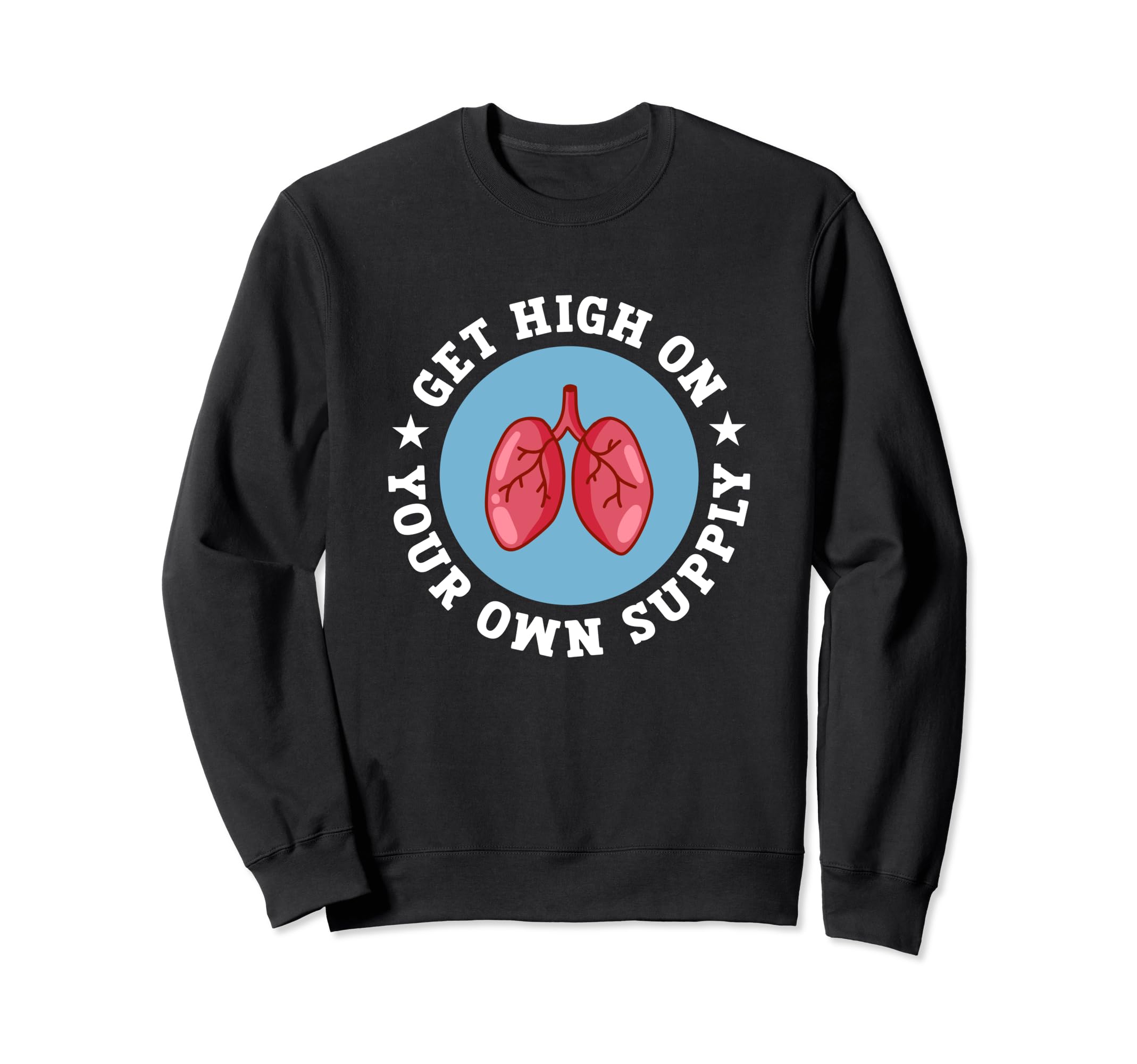 Deep Mindful Breathing Yoga Yogi Sweatshirt - Unique Graphic Unisex - T-Shirt, Sweatshirt, Hoodie