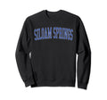 Siloam Springs Ar Distressed Blue Sweatshirt - Novelty Apparel Unisex - T-Shirt, Sweatshirt, Hoodie