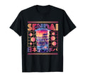 Sendai City 80S Synthwave Boba Tea T-Shirt - Aesthetic Graphic for Adults - T-Shirt, Sweatshirt, Hoodie