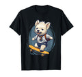 Skateboarding West Highland Terrier T-Shirt - Aesthetic Graphic Men Women - T-Shirt, Sweatshirt, Hoodie