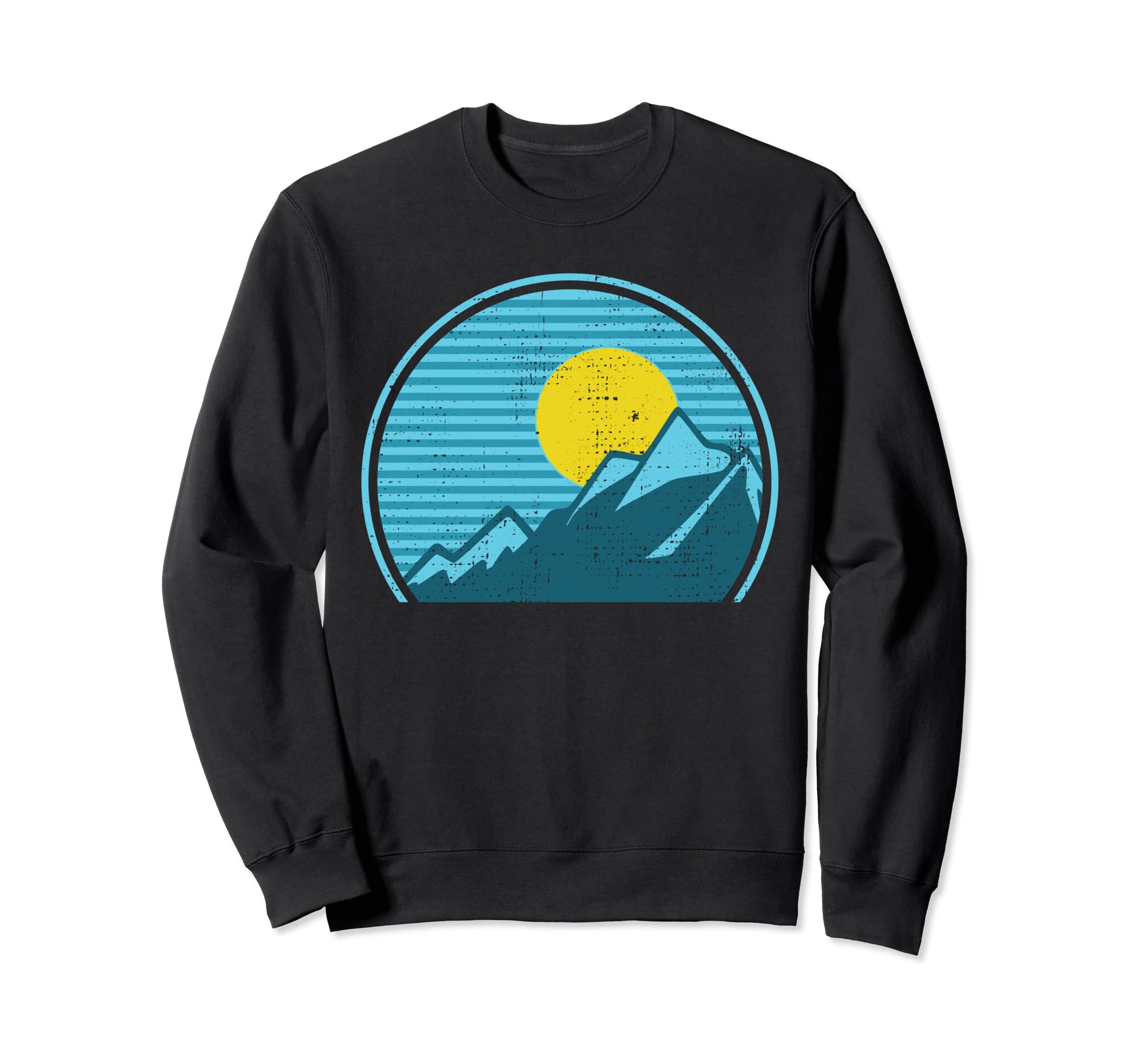 Mountain Sunset Landscape Sweatshirt - Fun Novelty Design Unisex - T-Shirt, Sweatshirt, Hoodie