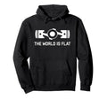 World Is Flat Flat Four Boxer Hoodie - Fun Novelty Design for Adults - T-Shirt, Sweatshirt, Hoodie