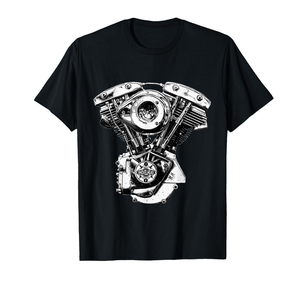 1978 Cone Shovelhead Hd Old School T-Shirt - Aesthetic Graphic for Adults - T-Shirt, Sweatshirt, Hoodie