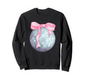 Disco Ball Coquette Girly Sweatshirt - Custom Art Print for Adults - T-Shirt, Sweatshirt, Hoodie