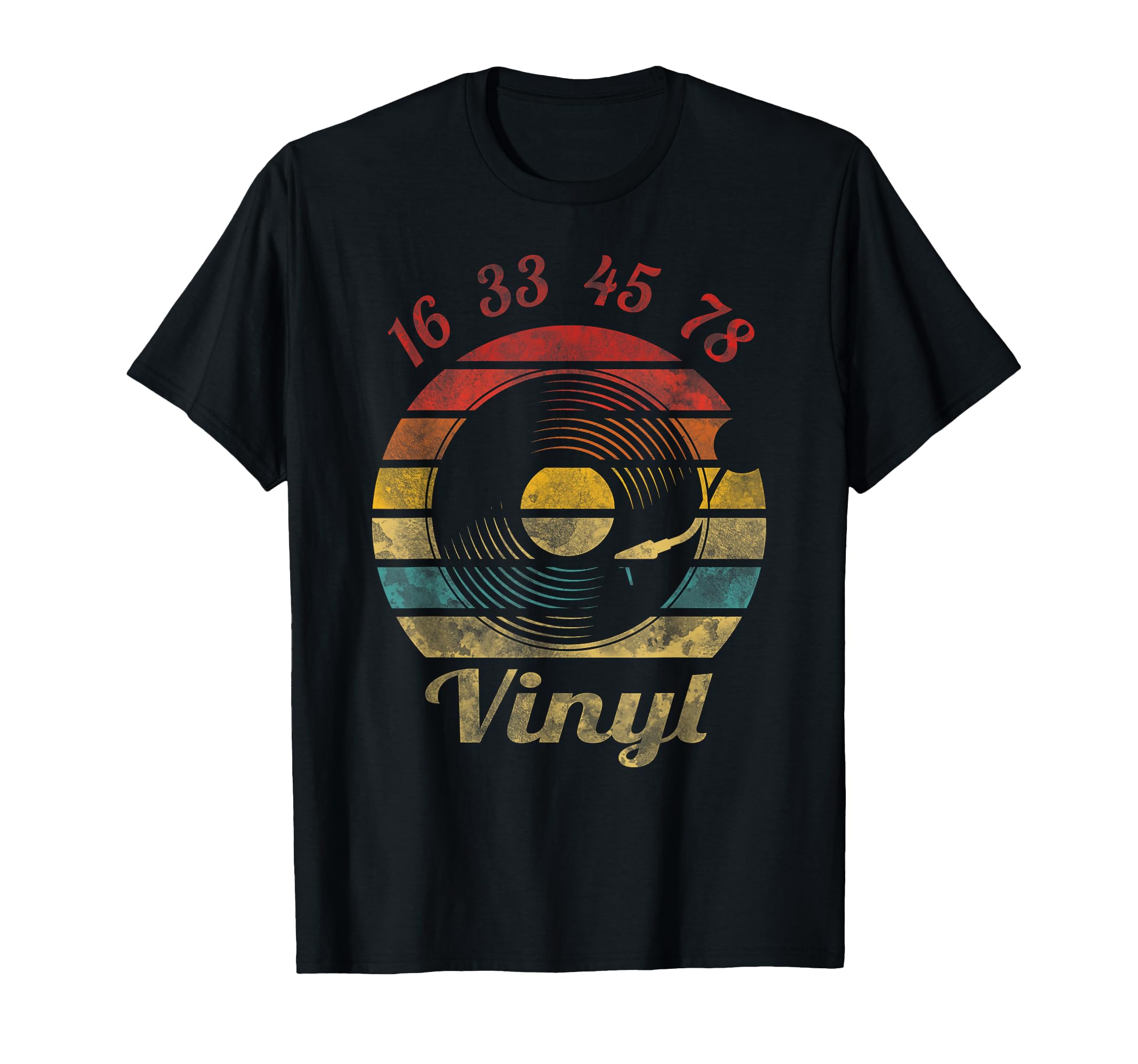 16 33 45 78 Rpm Vinyl Record Music T-Shirt - Aesthetic Graphic Unisex - T-Shirt, Sweatshirt, Hoodie