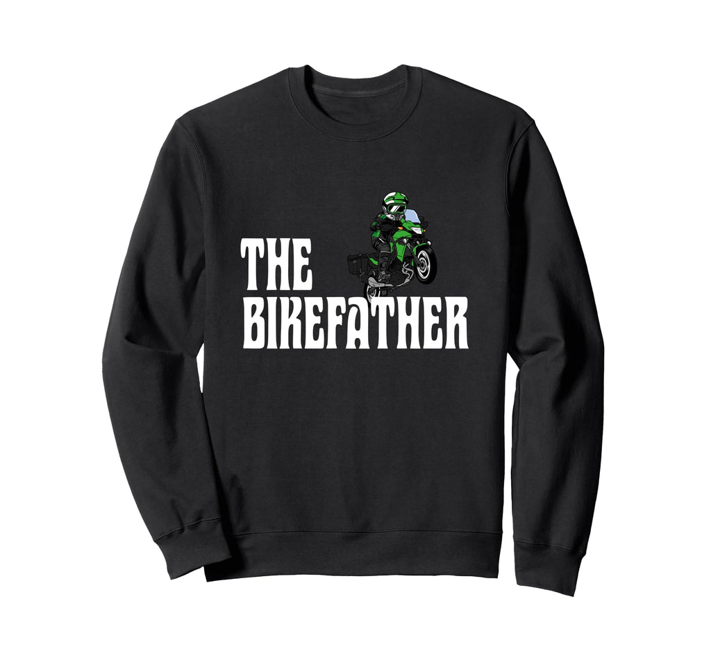 Biker Biker Dad Bikefather Funny Sweatshirt - Graphic Print Men Women - T-Shirt, Sweatshirt, Hoodie