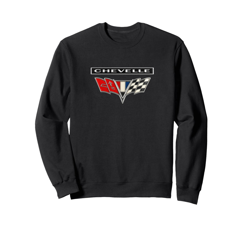 Chevelle Muscle Car Badge Car Sweatshirt - Aesthetic Graphic for Adults - T-Shirt, Sweatshirt, Hoodie