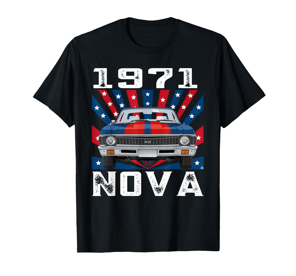 1971 71 Nova Silhouette Muscle Car T-Shirt - Streetwear Style Men Women - T-Shirt, Sweatshirt, Hoodie