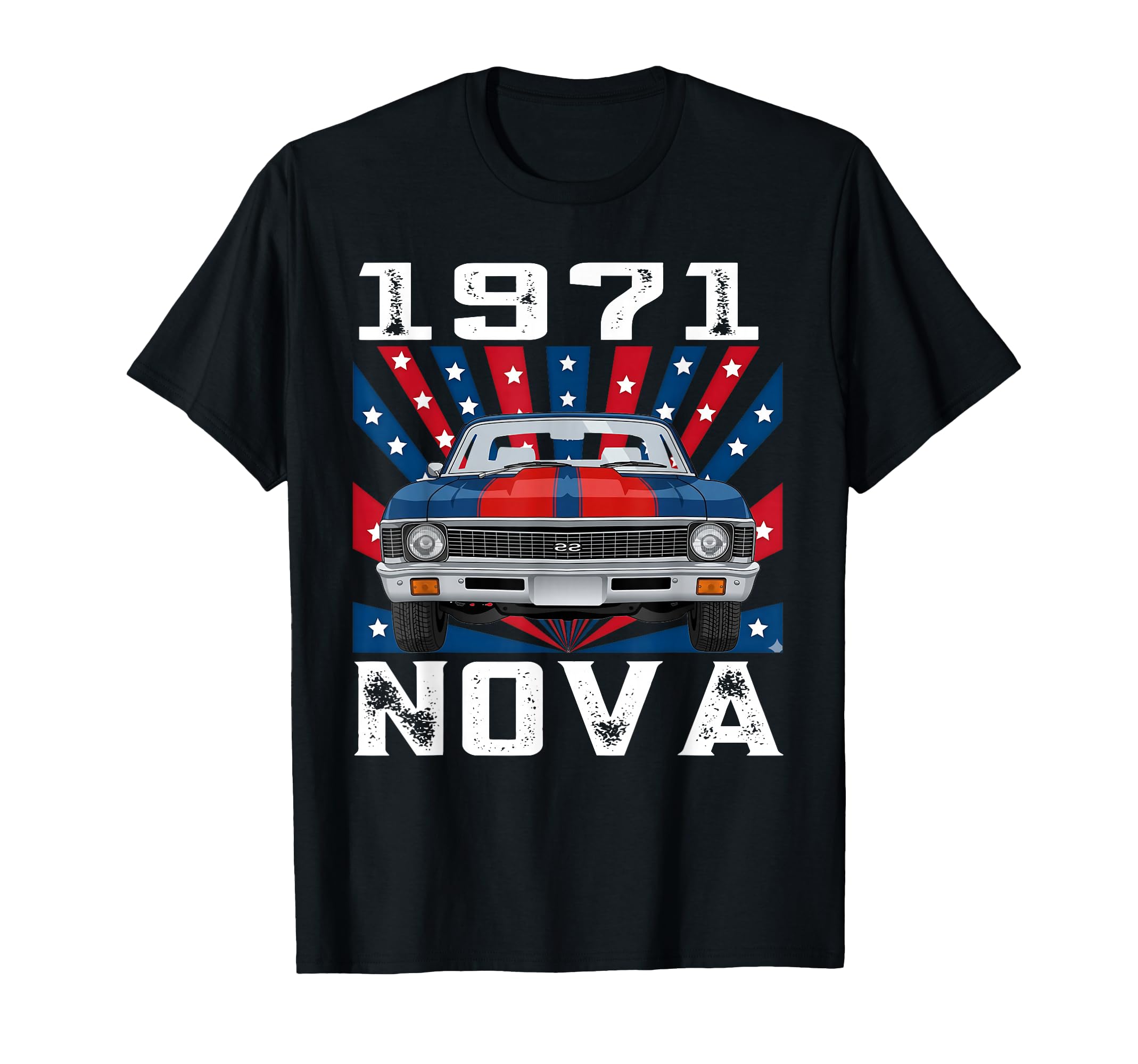 1971 71 Nova Silhouette Muscle Car T-Shirt - Streetwear Style Men Women - T-Shirt, Sweatshirt, Hoodie